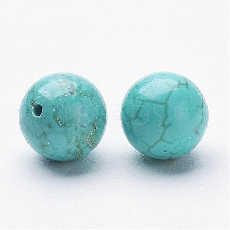 Natural Magnesite Beads G-P212-10mm-1