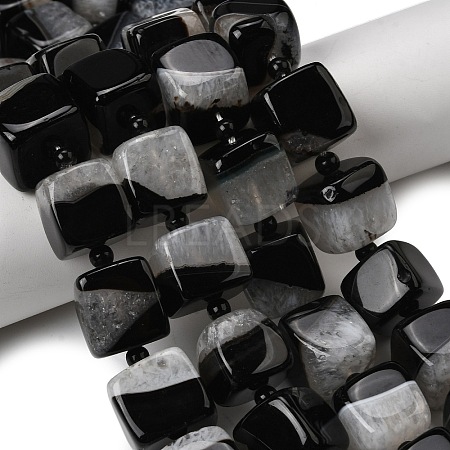 Natural Agate Beads Strands G-F820-O01-01H-1