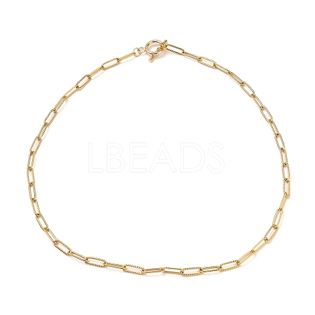 304 Stainless Steel Paperclip Chain Necklaces NJEW-JN03104-02-1