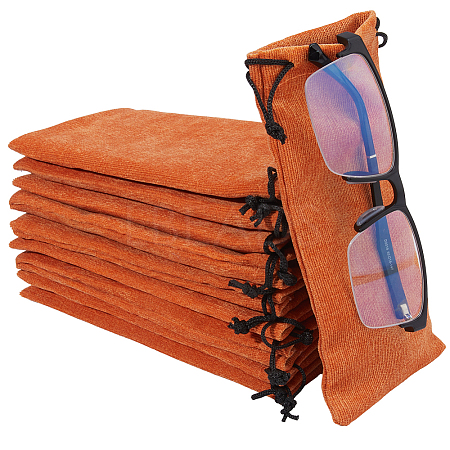 12Pcs Velvet Glasses Storage Drawstring Bag ABAG-BBC0001-16F-1