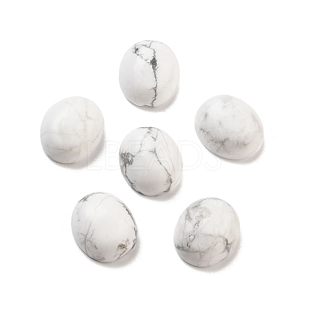 Natural Howlite Cabochons G-G145-01A-36-1