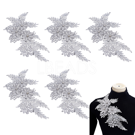 Polyester Clothing Patches PATC-WH0028-016B-1