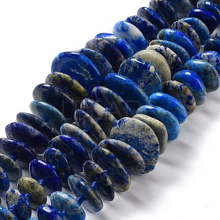 Natural Lapis Lazuli Beads Strands G-M406-B01-1