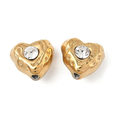 304 Stainless Steel Crystal Rhinestone Beads STAS-U050-01E-G-1