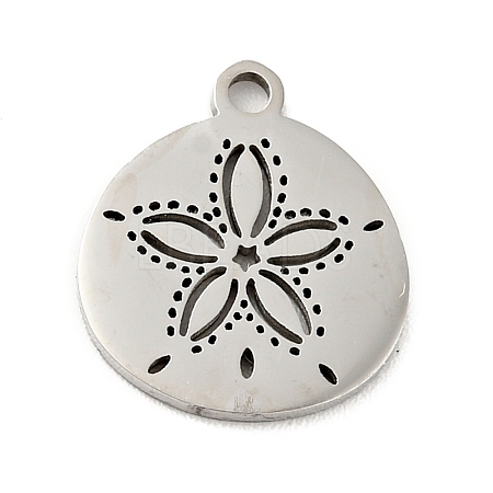 Non-Tarnish 201 Stainless Steel Pendants STAS-E015-04P-1