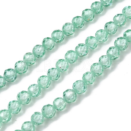 Cubic Zirconia Beads Strands G-G792-47-15C-1