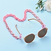 Personalized Acrylic & CCB Plastic Cable Chain Necklaces NJEW-JN02824-6