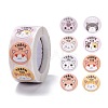 Flat Round Paper Thank You Stickers DIY-C042-12A-1