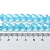 Electroplate Glass Bead Strands X-EGLA-R015-8mm-12-2