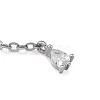 925 Sterling Silver Dangle Stud Earrings EJEW-TA0010-04-3