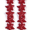 Synthetic Coral Dyed Carved Beads Strands CORA-K009-06B-04-1