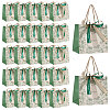 Floral Printed Paper Gift Tote Bags ABAG-WH0044-82B-1