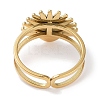 Ion Plating(IP) 304 Stainless Steel Ring RJEW-B059-01G-05-3