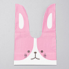 Kawaii Bunny Plastic Bags ABAG-WH0002-25-1