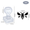 Clear Acrylic Soap Stamps DIY-WH0446-008-4