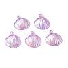 UV Plating Opaque Acrylic Pendants PACR-M003-16-4