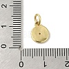 Brass Micro Pave Cubic Zirconia Charms KK-M283-23C-01-3