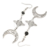 304 Stainless Steel Dangle Earrings for Women EJEW-F338-07P-2