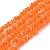 Opaque Glass Beads Strands GLAA-N019-3mm-07-1