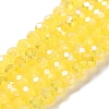 Baking Electroplate Glass Beads Strands LS-DGLA-A039-J6MM-B23-1