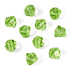 10Pcs Glass Imitation Austrian Crystal Beads GLAA-TADJ0001-11E-2