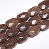 Synthetic Goldstone Beads Strands G-T122-01P-1