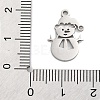 Anti-Tarnish Christmas 201 Stainless Steel Pendants STAS-Q015-09P-3