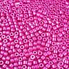 Baking Paint Pearlized Glass Seed Beads SEED-T008-03N-3