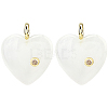 2Pcs Natural Quartz Crystal Pendants G-FH0002-76C-1