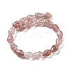 Natural Strawberry Quartz Beads Strands G-P520-B11-01-3