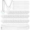 50Pcs Aluminum Big Pendants ALUM-OC0010-01A-1