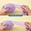 2 Rolls 2 Sizes Polyester Elastic Ribbon EW-TA0001-02E-4