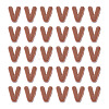 Opaque Acrylic European Beads OACR-TAC0019-006V-2
