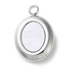 304 Stainless Steel Acrylic Pendants STAS-M091-02E-P-1