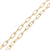 304 Stainless Steel Paperclip Chains Necklace for Women NJEW-JN03897-4