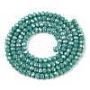 Electroplate Glass Beads Strands EGLA-A044-P2mm-B31-3