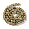 Natural Verdite Stone Beads Strands G-P530-B07-02-3