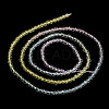 Transparent Gradient Color Glass Beads Strands GLAA-G101-2mm-17-5