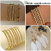 400Pcs 2 Colors Brass Spacer Beads KK-BBC0023-58A-5