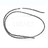 Non-Magnetic Synthetic Hematite Beads Strands HEMA-2D-2