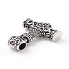 Tibetan Style 304 Stainless Steel Pendants STAS-P305-52AS-2