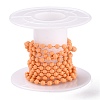Handmade Brass Ball Chains KK-J276-16B-P08-3
