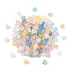 200Pcs Frosted Acrylic Beads FACR-CJ0001-19-9