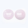 Natural Rose Quartz Cabochons G-E492-F-02-1