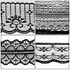 Gorgecraft 9 Styles Polyester Lace Trim OCOR-GF0002-56-6