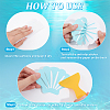 Shell-Shaped Rubber & Plastic Bathtub Non-Slip Stickers AJEW-WH0258-258B-4