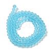 Imitate Austrian Crystal Frosted Glass Beads Strands X-EGLA-A039-T6mm-MD20-2