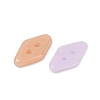 2-Hole Glass Buttons PORC-R010-08-2