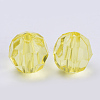 Transparent Acrylic Beads TACR-Q257-6mm-V21-2