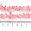 Spray Painted Transparent Glass Beads Strands GLAA-P060-01B-06-4
